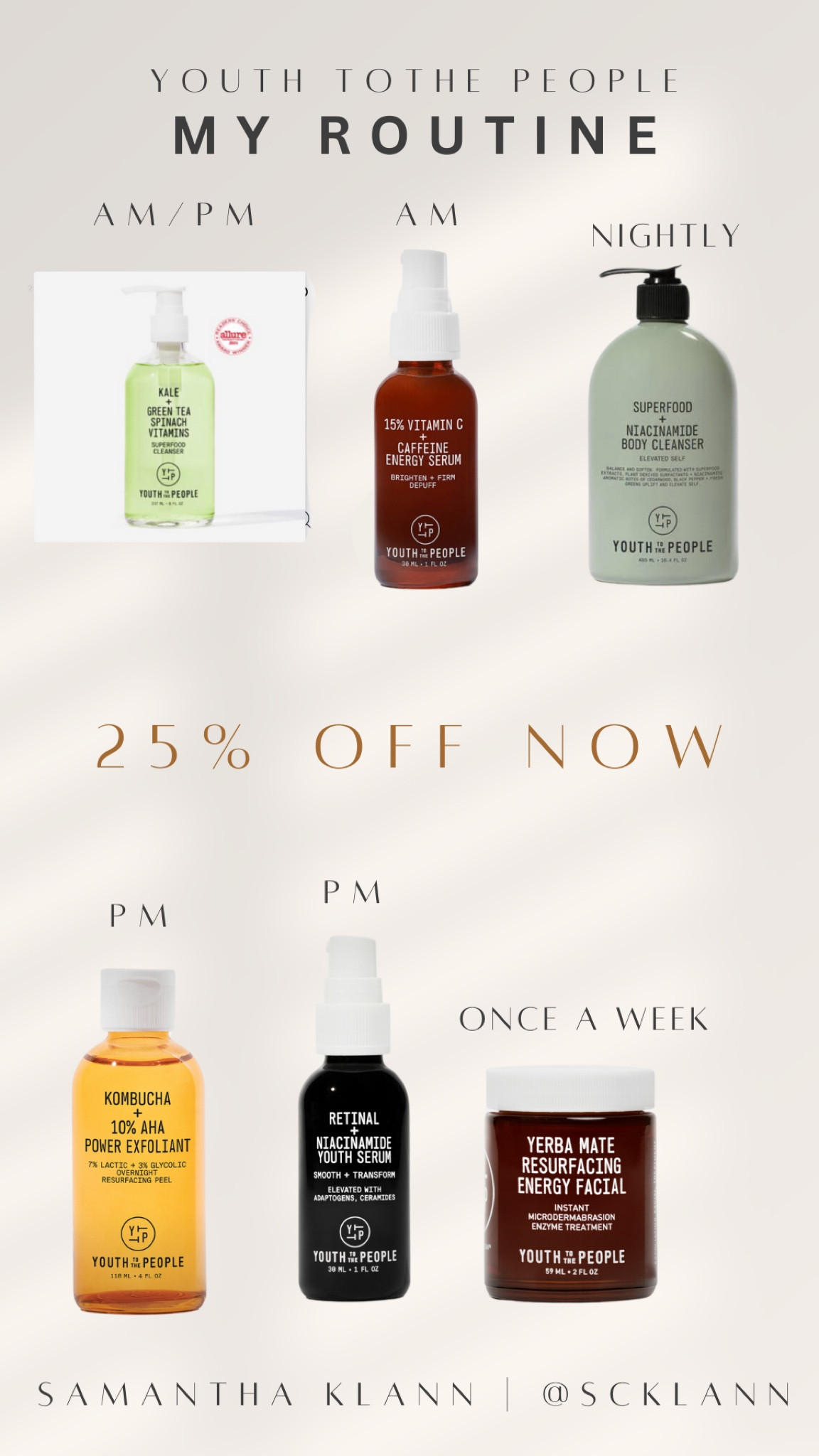 Youth to the people 25% off sale! 
These items are what I use in my daily routine and LOVEE

#LTKbeauty #LTKsalealert #LTKfindsunder50