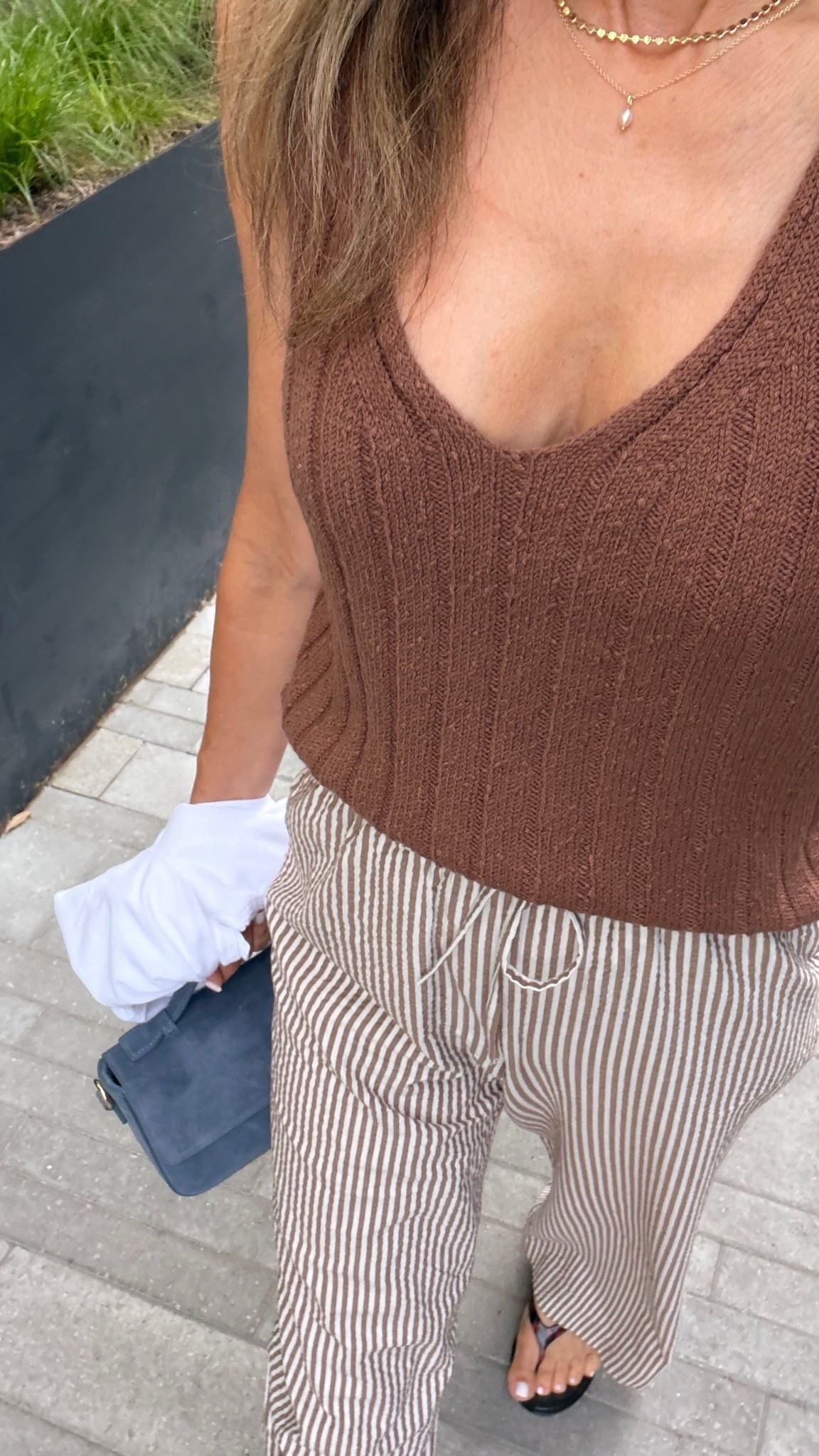 Love this knit tank! Beautiful with summer whites! Wearing XS 

@zsupply #ad #sponsored

#LTKOver40 #LTKootd