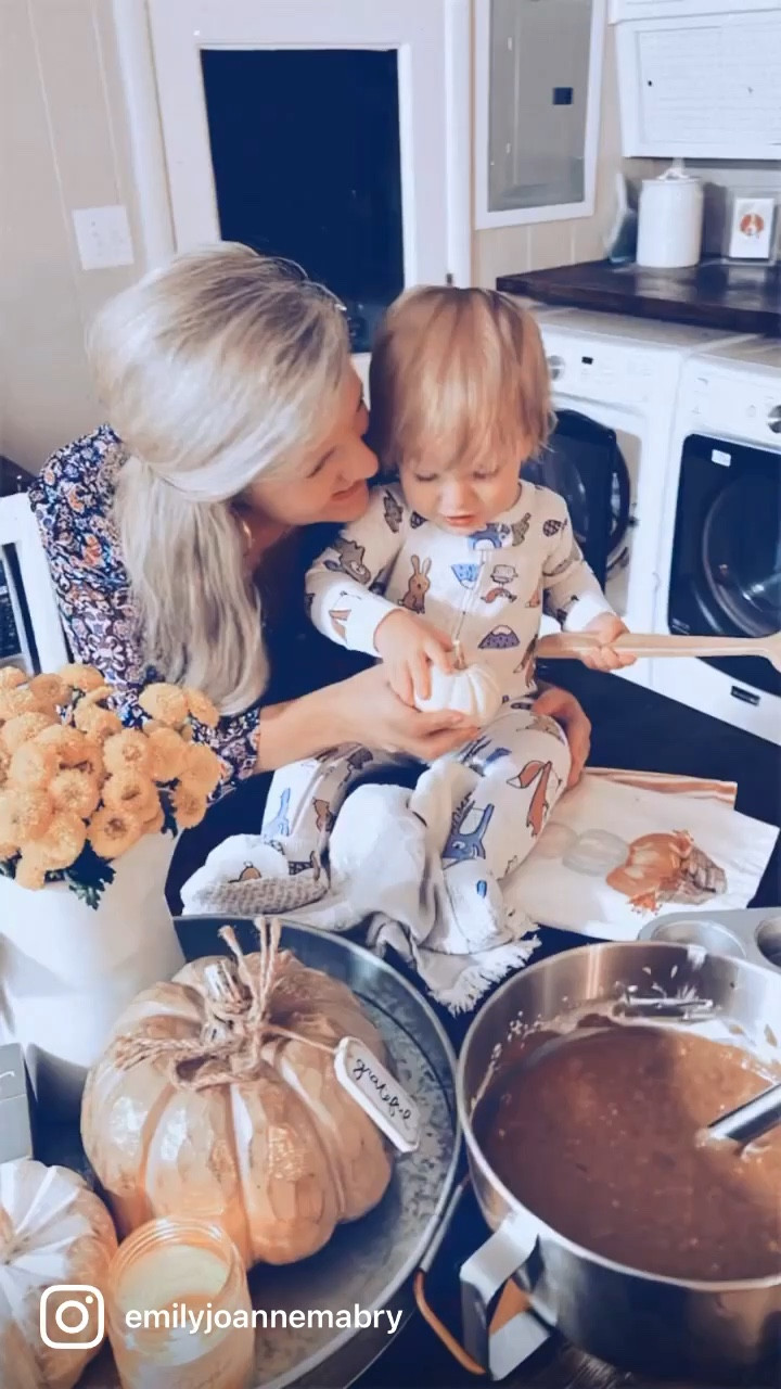 So thankful for a slow past weekend and lots of reading and baking time, too 📖🥣!! And so fitting because the book I’m currently reading is talking all about embracing each beautiful season we are in - because we never get them back!! So if you need me, I’ll be over here embracing and cherishing every pumpkin baking session with our tiny sous chef 👨‍🍳 , nursing session/snuggle time with my angel baby boy 👼🏼, walks with these beautiful changing fall leaves 🍃, having fun making homemade pumpkin spice lattes 🎃, and just loving life and laughter with my boys 🥰 - because man, God’s blessings are right before my eyes! seek him, friends, and ENJOY this beautiful season of fall we are in!! 🍂🫶🏽🍁 #hellooctober #homeiswheretheheartis #welcomefall #happymondayyall 

“This is such a beautiful season… keeping that perspective in mind each day reminds us to IMMERSE ourselves in the season we’re in right now, so we can enjoy the season we will be in then… when we embrace the present moment, we will FLOURISH! We can live and love in the small moments of our everyday lives, knowing that there’s an eternal significance to whatever God has called us to do! SAVOR where you are right now… we have the OPPORTUNITY each new day to walk in the little moments God has for us RIGHT NOW!” ~ @jennielusko 🙏🏽🤍🙌🏽 #littlemomentsofmylife #enjoythelittlethingsinlife #madetoflourish

…

#judsoncarpentermabry #sixteenmonthsold #sixteenmonthold #sixteenmontholdbaby #sixteenmontholdboy #judsonmonthbymonth #sweetjudson #oursweetboy #oneyearold #oneyearoldbaby #oneyearoldbabyboy #oneyearoldboy #gratefulmotherhood #hellofall #helloautumn #octobermemories #hellooctober

#LTKhome #LTKbaby #LTKfamily