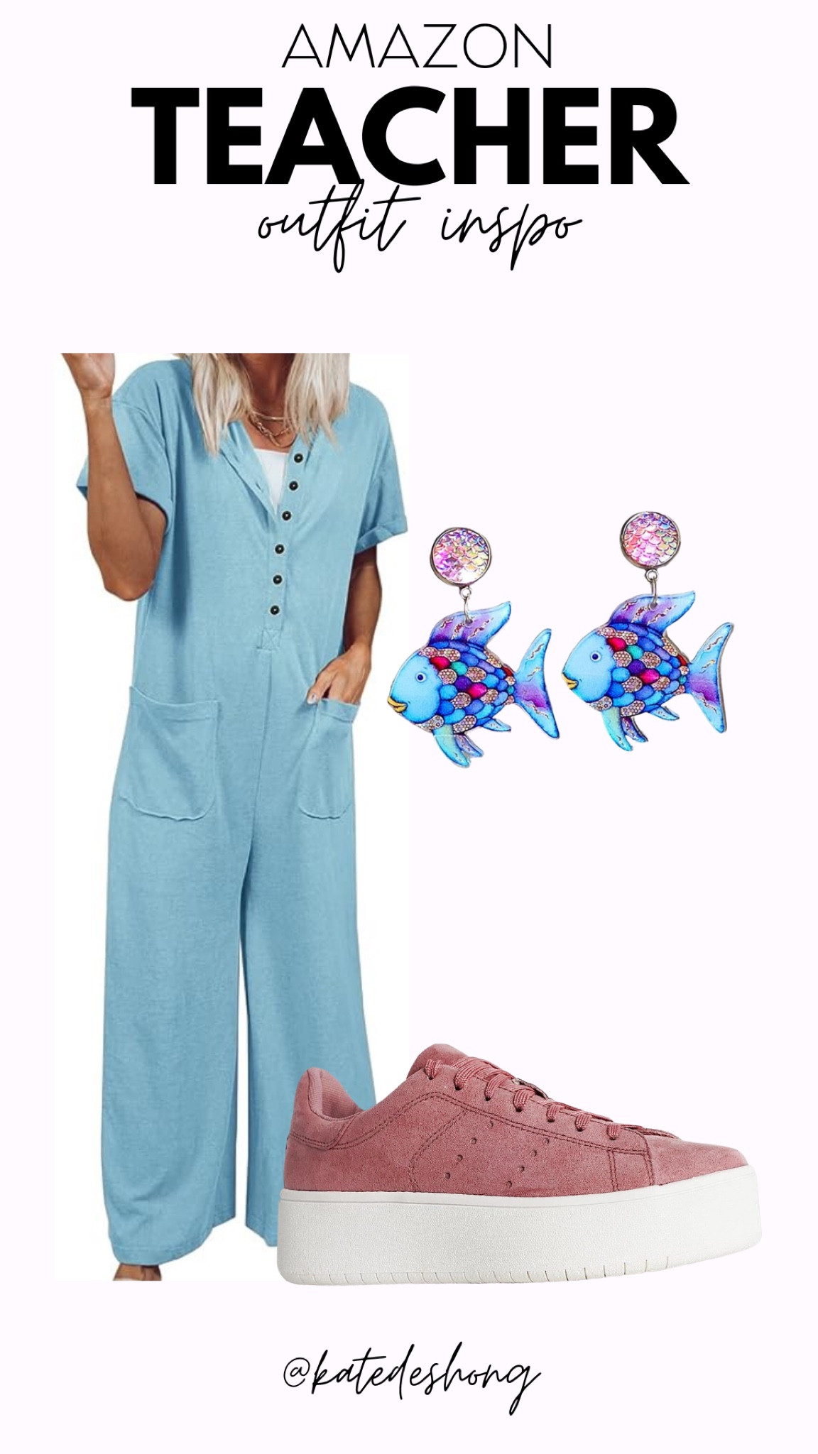 Teacher outfits. Work wear outfits. Casual work outfits. No jeans. No dresses. Work pants. Work blouses. Teacher T-shirt. Amazon finds. budget shopping. Teacher earrings. Back to school. Pencils. Graphic tee. Fun pants. Plaid pants. Cute headband. Teacher headband. Under $50. Teacher outfit inspo. Pinterest teacher. Kindergarten teacher. Overalls. Jumpsuits. 

#LTKSeasonal #LTKworkwear #LTKBacktoSchool