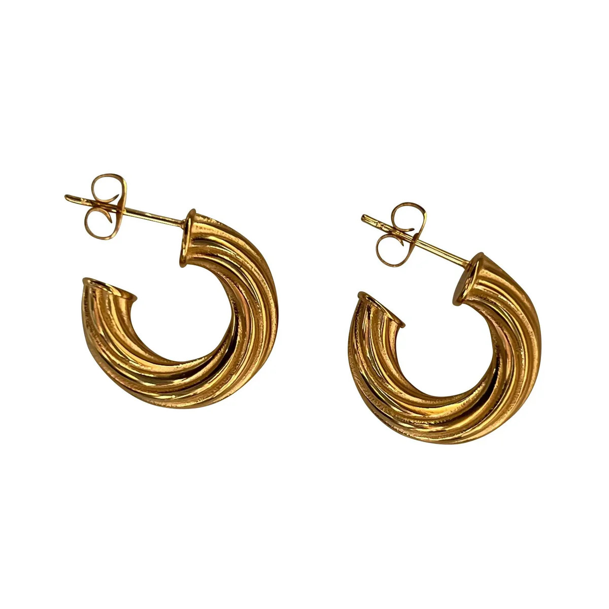 Croissant Hoop Earrings - Ahava J | Ahava Jewels