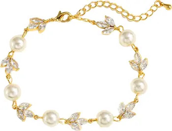 Untamed Petals Forever Pearl and Crystal Bracelet | Nordstrom | Nordstrom