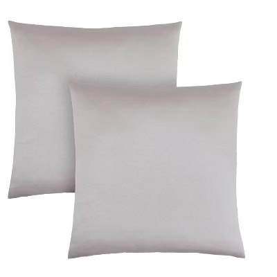 Tramull 2Pcs 18 x18" Pillows, Decorative Throw, Gray | Target