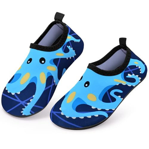 Kids Boys Girls Swim Water Shoes, Toddler Kids Swim Water Shoes Non Slip Quick Dry Beach Shoes,Barefoot Sports Shoes Aqua Socks for Beach Outdoor Sports | Amazon (US)