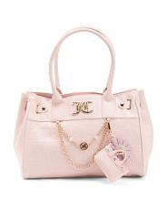 JUICY COUTURE
pretty pop tote with chain charm
$39.99 Compare At $80 
help | TJ Maxx