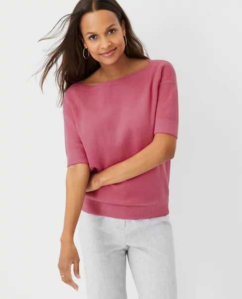 Boatneck Sweater Tee | Ann Taylor (US)