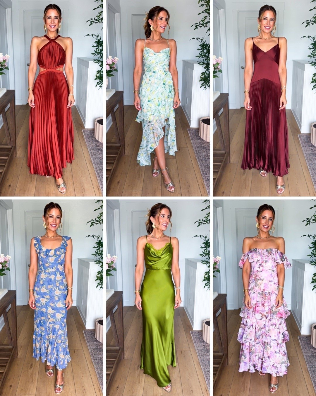 Such gorgeous late summer + fall or winter wedding guest dresses! Wearing XS in each. Code LISA123 on first time purchases. Fall wedding guest dresses. Summer wedding guest dresses. Winter wedding guest dresses. Pleated maxi dress. Floral maxi dress. Cocktail dress. Black-tie optional dress. Party dress.

#LTKWedding #LTKTravel #LTKootd