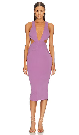 Michael Costello x REVOLVE Dana Dress in Lavender. - size L | Revolve Clothing (Global)