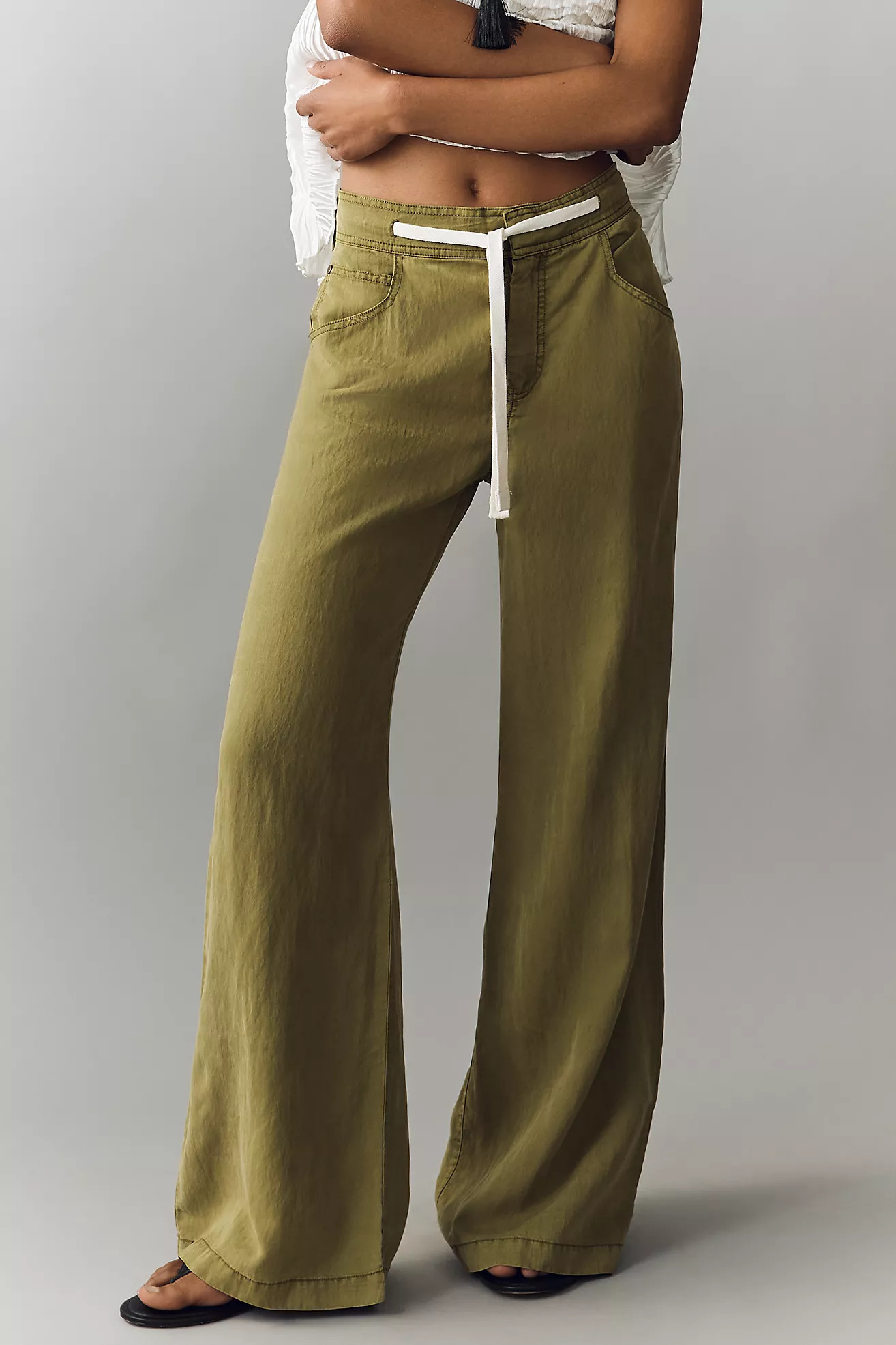 Pilcro Relaxed Flare Pants | Anthropologie (US)