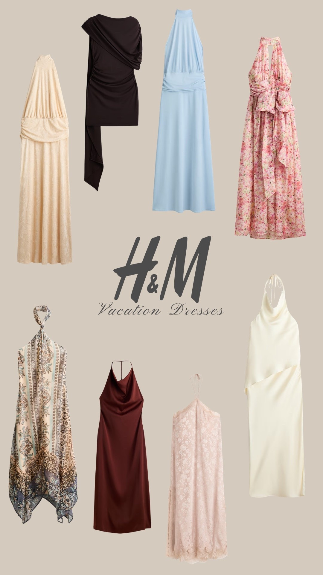 H&M Vacation Dresses 👗🏝️✨