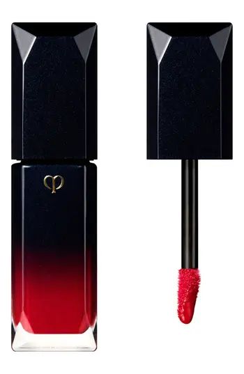Cle De Peau Beaute Radiant Liquid Rouge Lip Lacquer - 17 Bright Red | Nordstrom