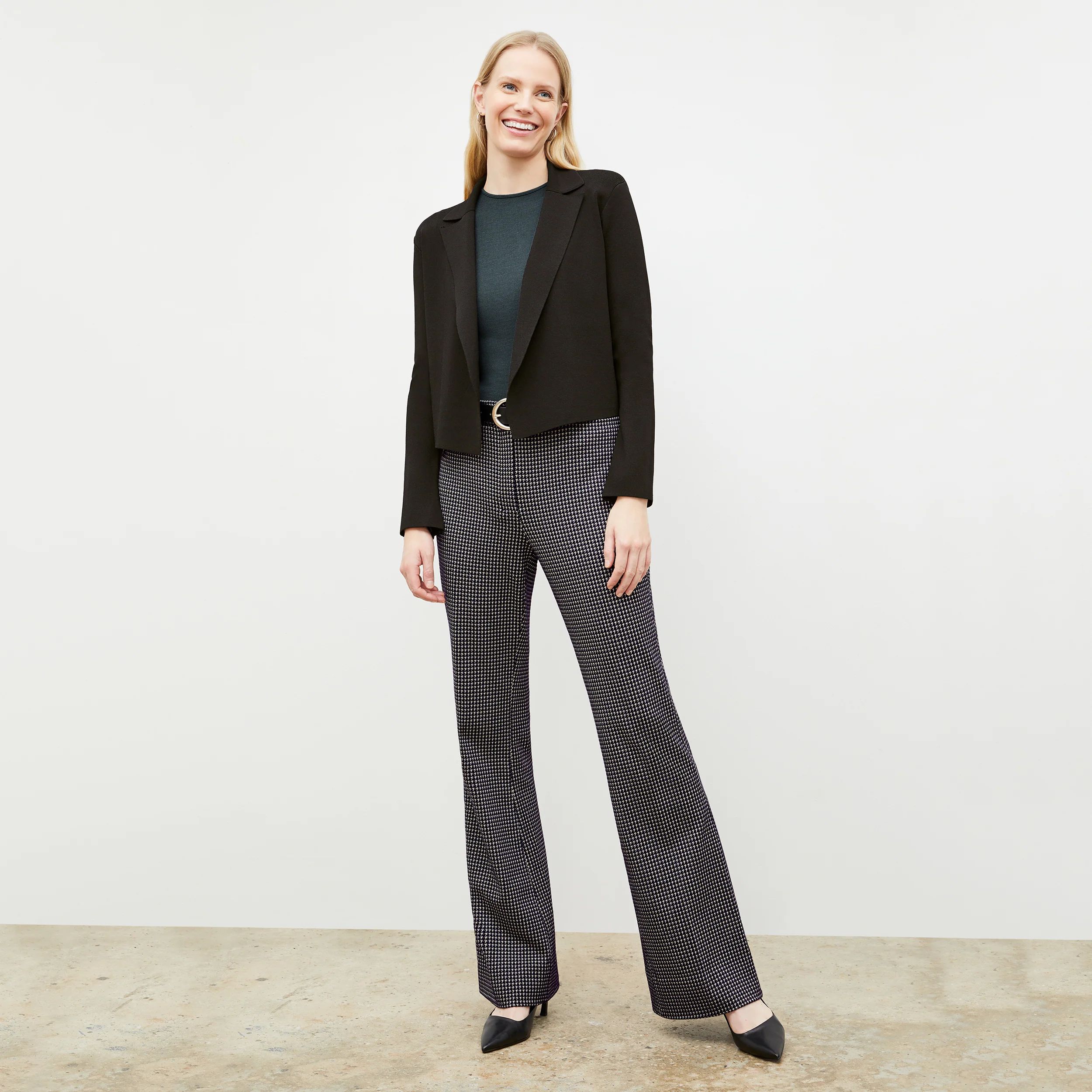 The Horton Pant - Stretch Houndstooth | MM LaFleur