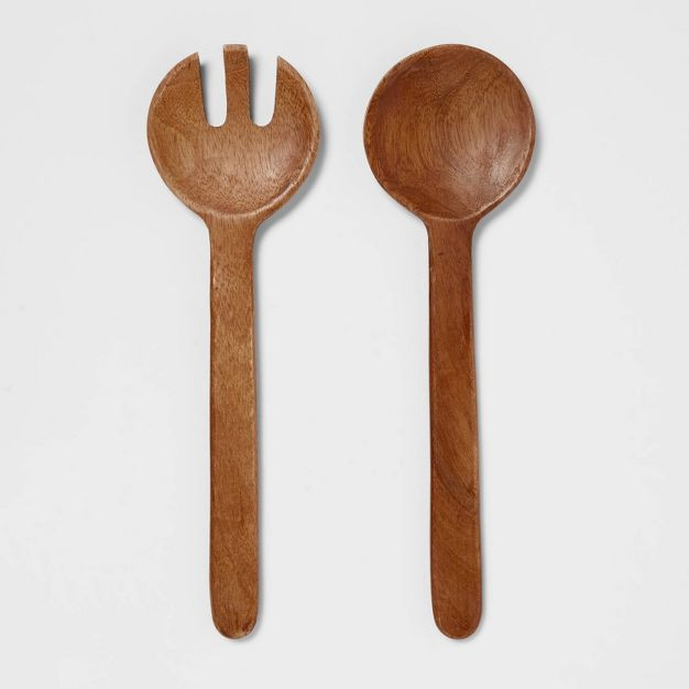 2pk Wood Serving Utensil Set - Threshold™ | Target