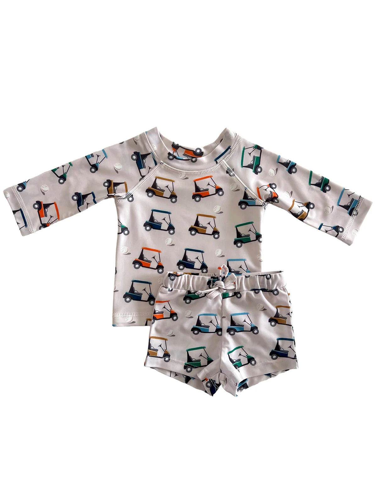 Golf Cart / Mar Rashguard Set / UPF 50+ | SpearmintLOVE