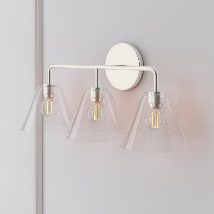 Sculptural 3-Light Cone Sconce | West Elm (US)