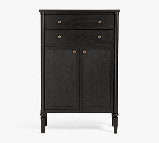 Chris Loves Julia Modern Traditional Tall 2-Drawer Dresser (33") | Pottery Barn (US)