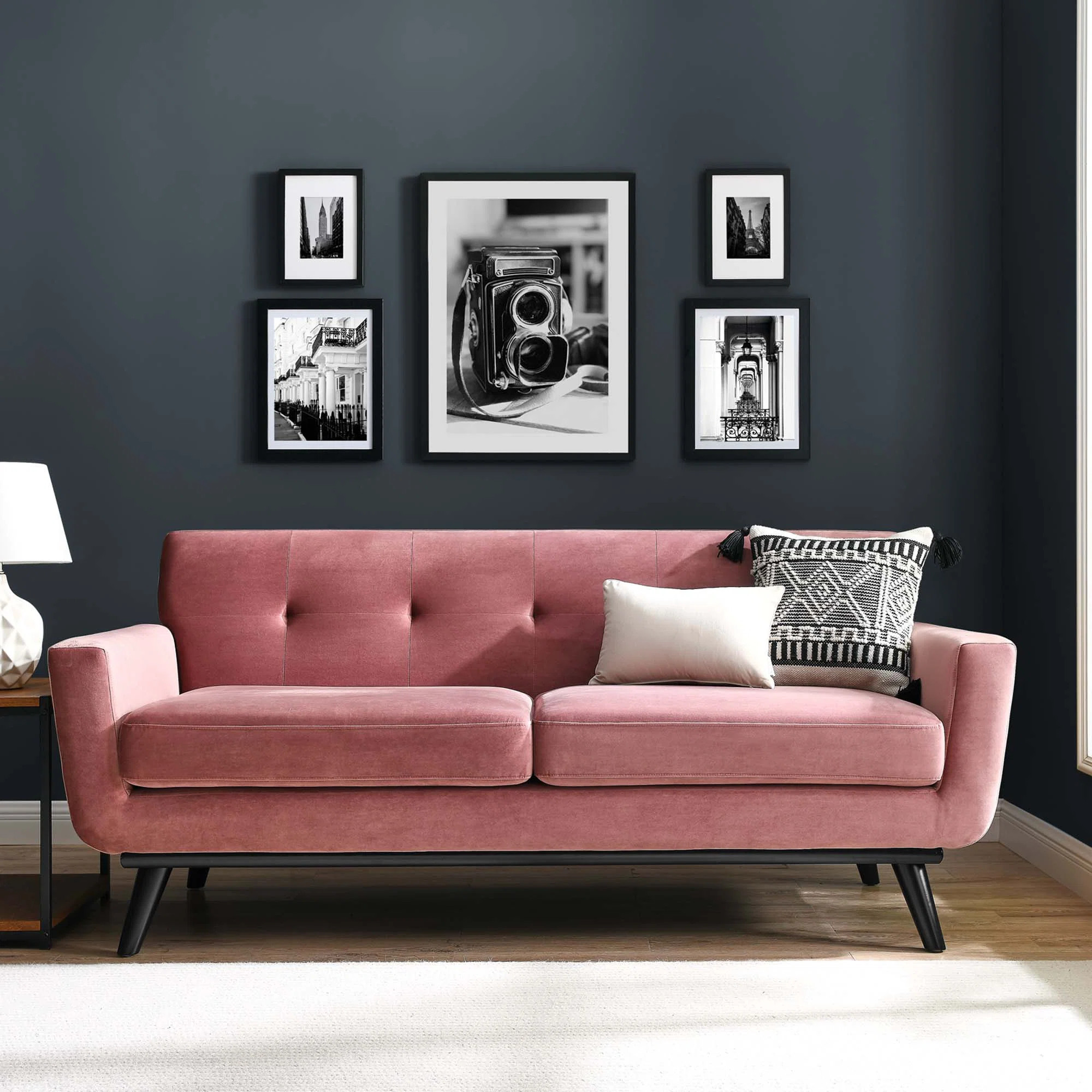 Modway Engage Performance Velvet Loveseat | Wayfair North America