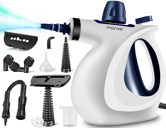 Handheld Pressurized Steam Cleaner with 11-Piece Accessory Set, Multi-Surface Steamer for Cleanin... | Amazon (US)