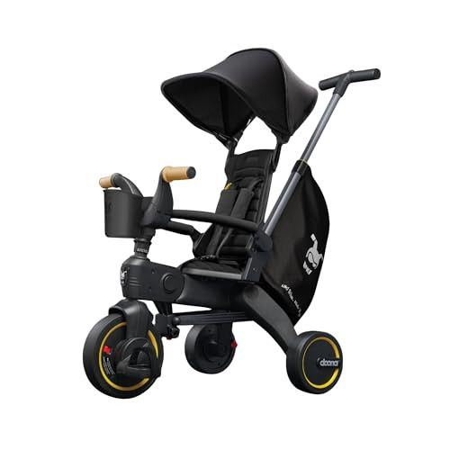 Doona Liki Trike S5, Nitro Black - 5-in-1 Compact, Foldable Tricycle - Suitable for Toddlers 10 to 36 Months | Amazon (US)
