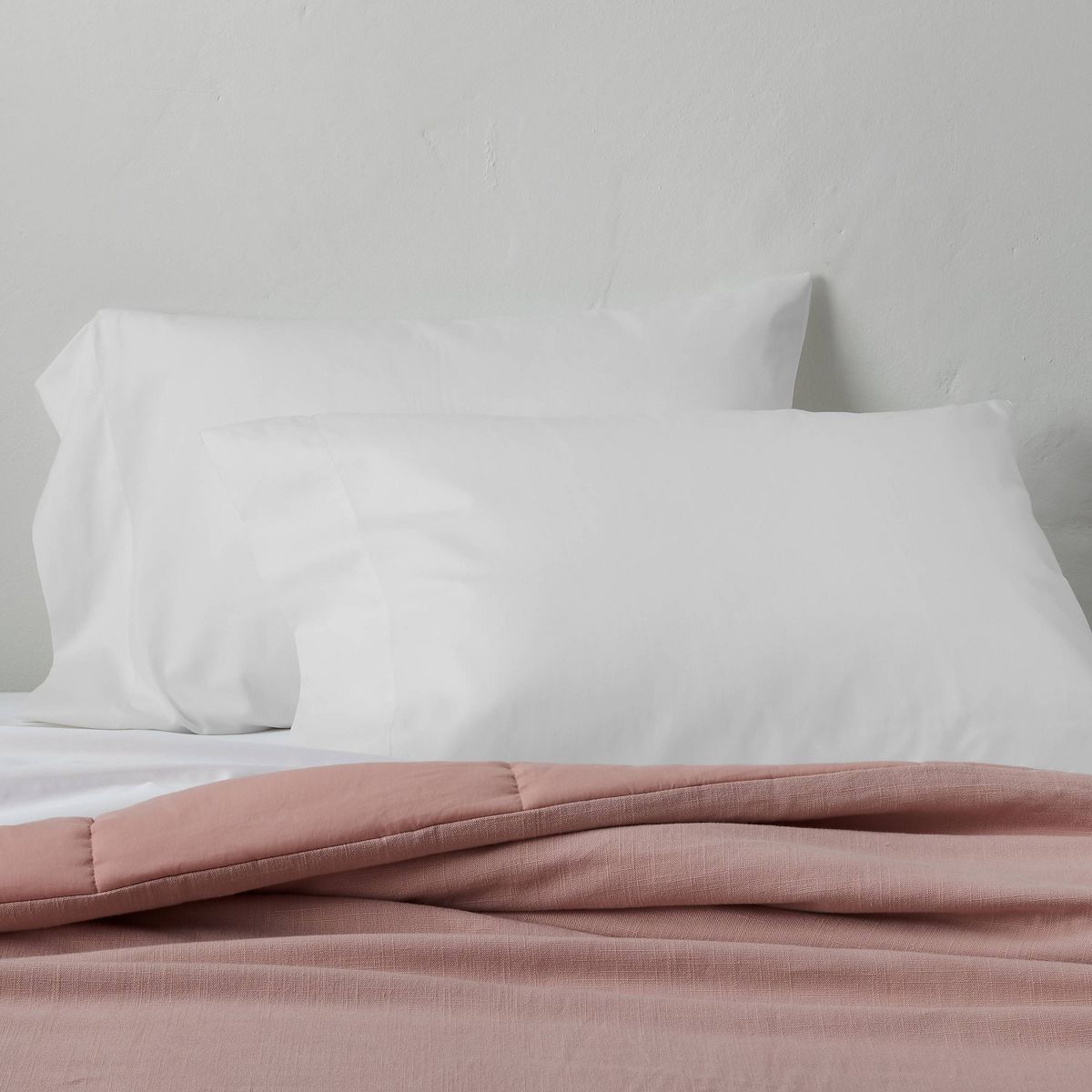300 Thread Count Temperature Regulating Solid Pillowcase Set - Casaluna™ | Target