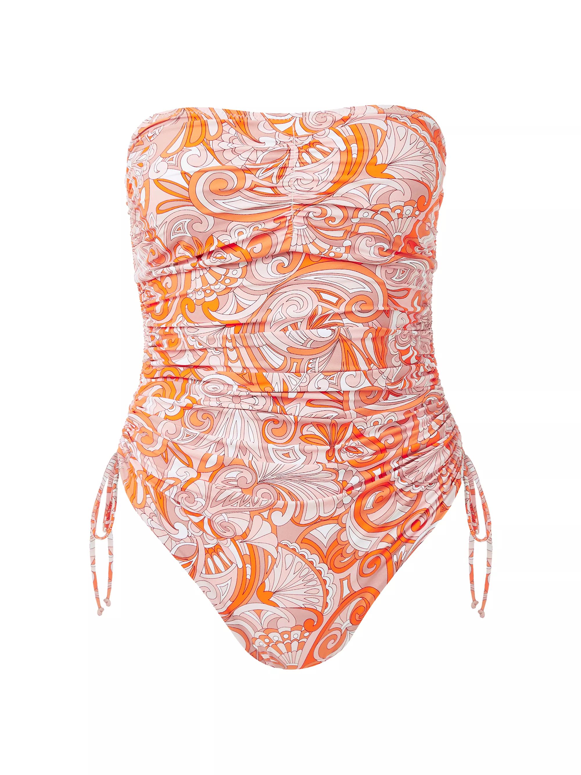 Sydney Paisley Strapless One-Piece Swimsuit | Saks Fifth Avenue