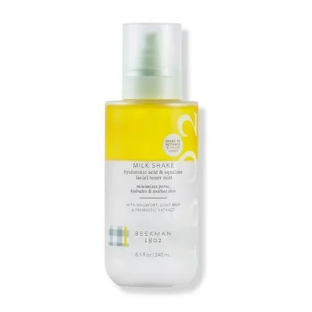 Beekman 1802 Milk Shake Facial Toner - Fragrance Free - 8 oz - Hyaluronic Acid & Squalane Facial Mist - Relieves Redness - Non-Comedogenic Alcohol Free - Good for Sensitive Skin - Cruelty Free | Walmart (US)