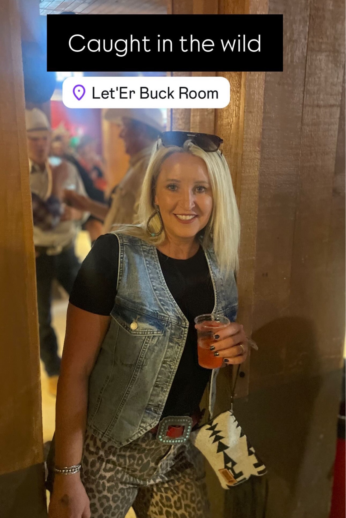 Rodeo fit linked. 
#denimvest #redboots #leopardpants 

#LTKOver40 #LTKStyleTip #LTKFindsUnder100