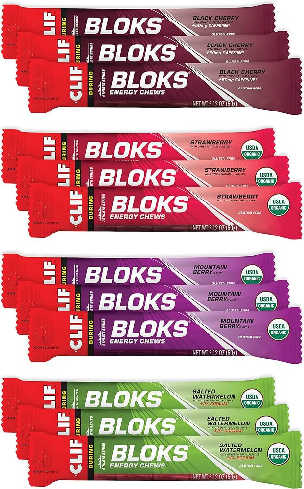 CLIF BLOKS - Energy Chews - Best Sellers Variety Pack - Non-GMO - Plant Based Food - Fast Fuel fo... | Amazon (US)