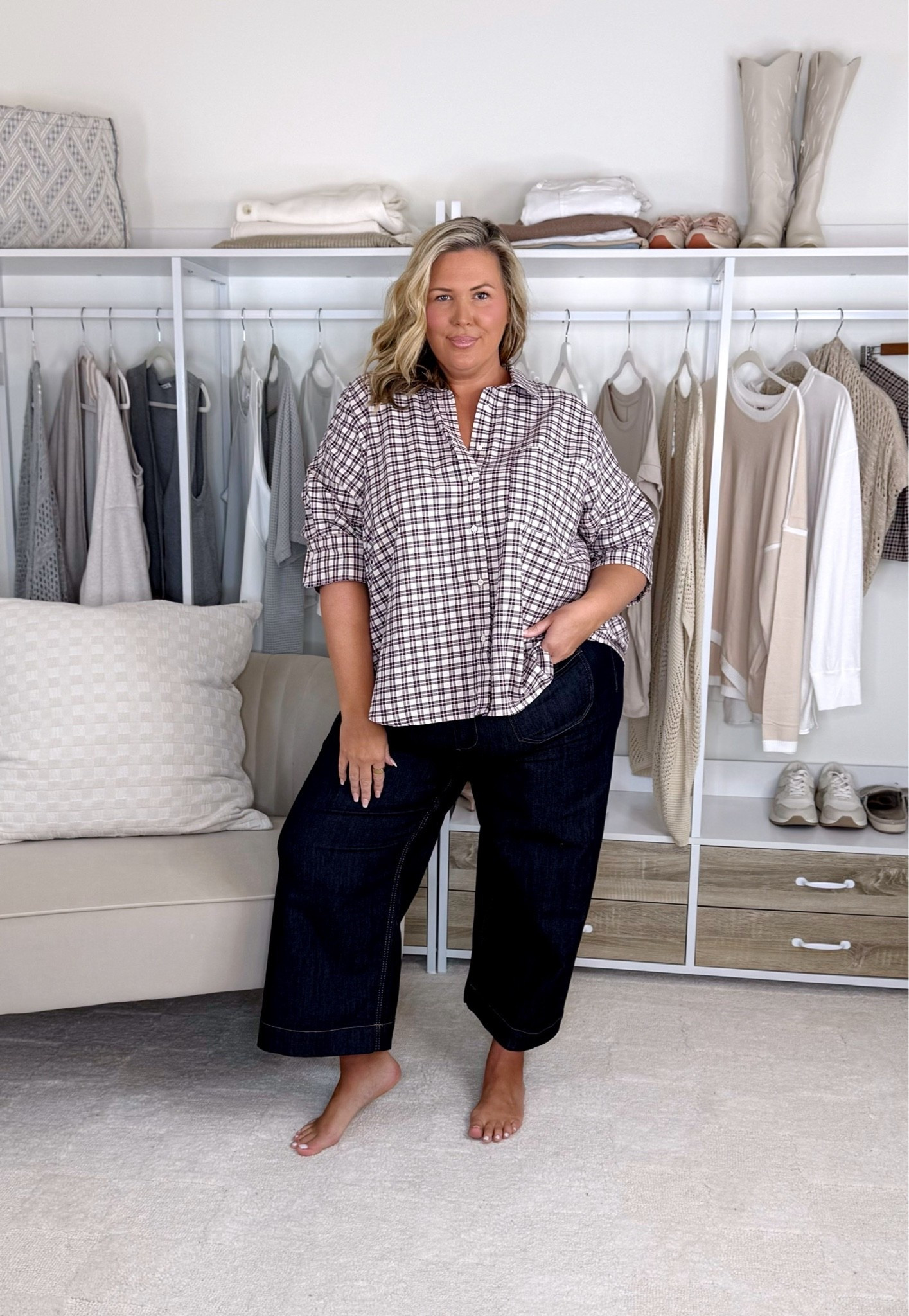 Anthro haul!! Wearing a 2X in all. The third brown floral button up is a little tight around the hips so I’d size up. The jeans are a 18W and a little tight around the waist. Everything else fits true to size. Plus size, apron belly, fall fashion, outfit inspo, mom life

#LTKPlusSize #LTKMidsize #LTKSeasonal