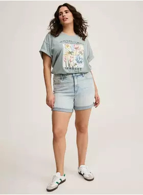 5"" Perfect High-Rise Jean Short | Torrid (US & Canada)