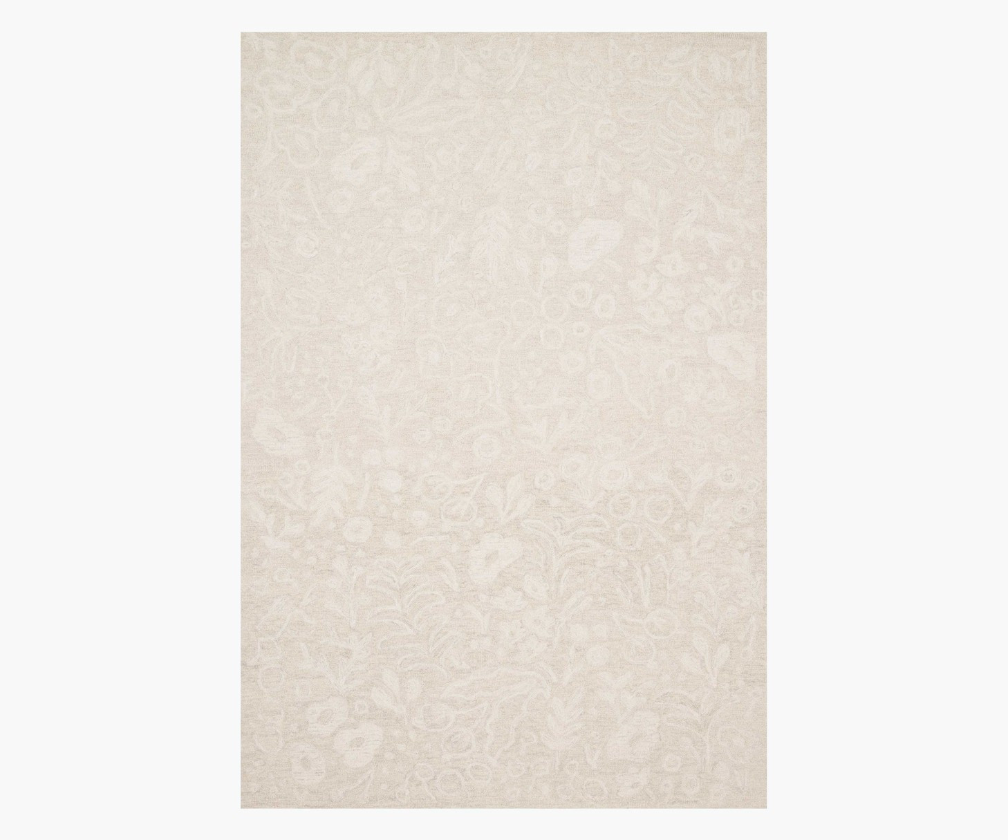 Marion Ivory Wool-Hooked Rug | Rifle Paper Co.