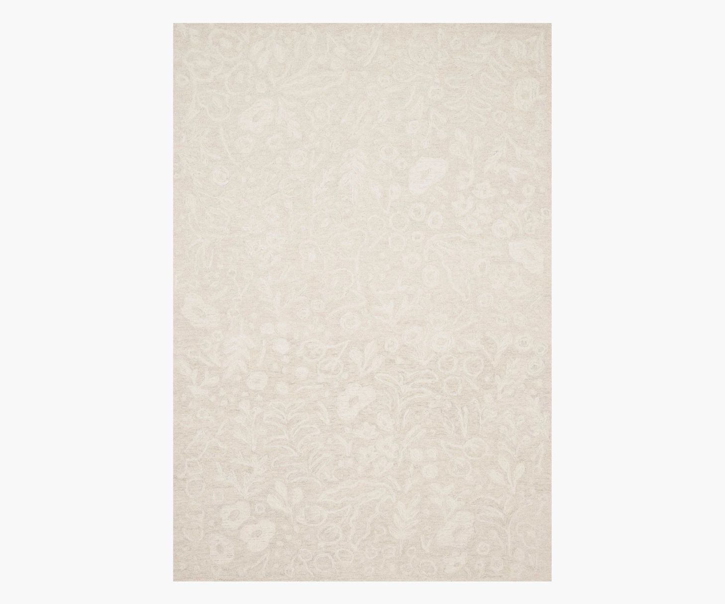 Marion Ivory Wool-Hooked Rug | Rifle Paper Co.