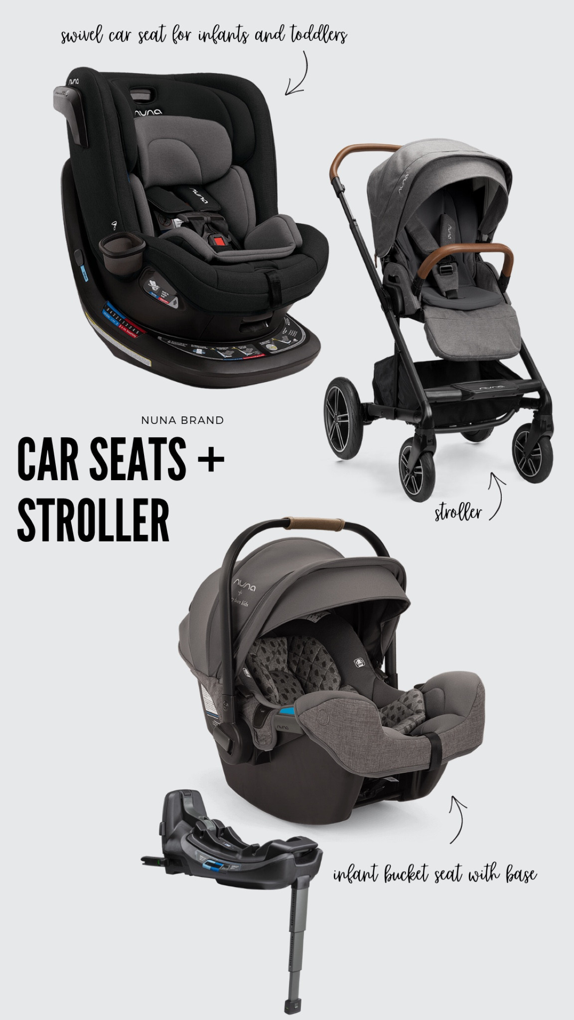 Car Seats + Stroller

#nuna