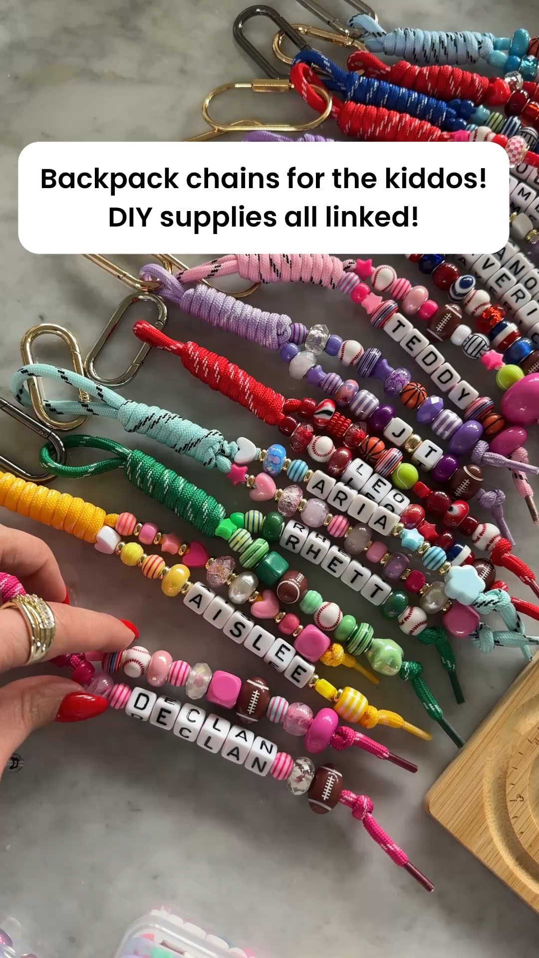 Bag charms, backpack chains, DIY

#LTKspring 

#LTKKids #LTKHome