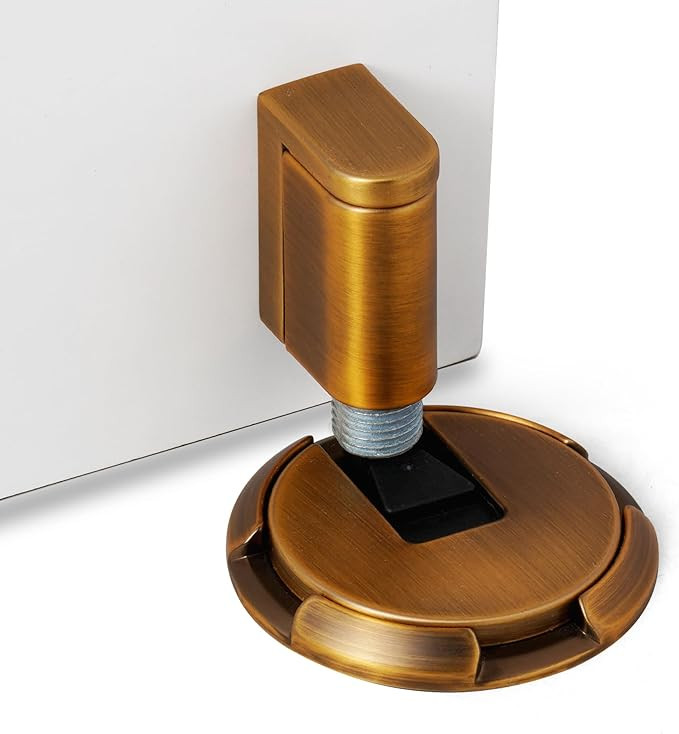 Windproof Door Stopper Indoor Heavy Duty Floor Door Stop Keep Door Open Mechanical No Drilling Do... | Amazon (US)