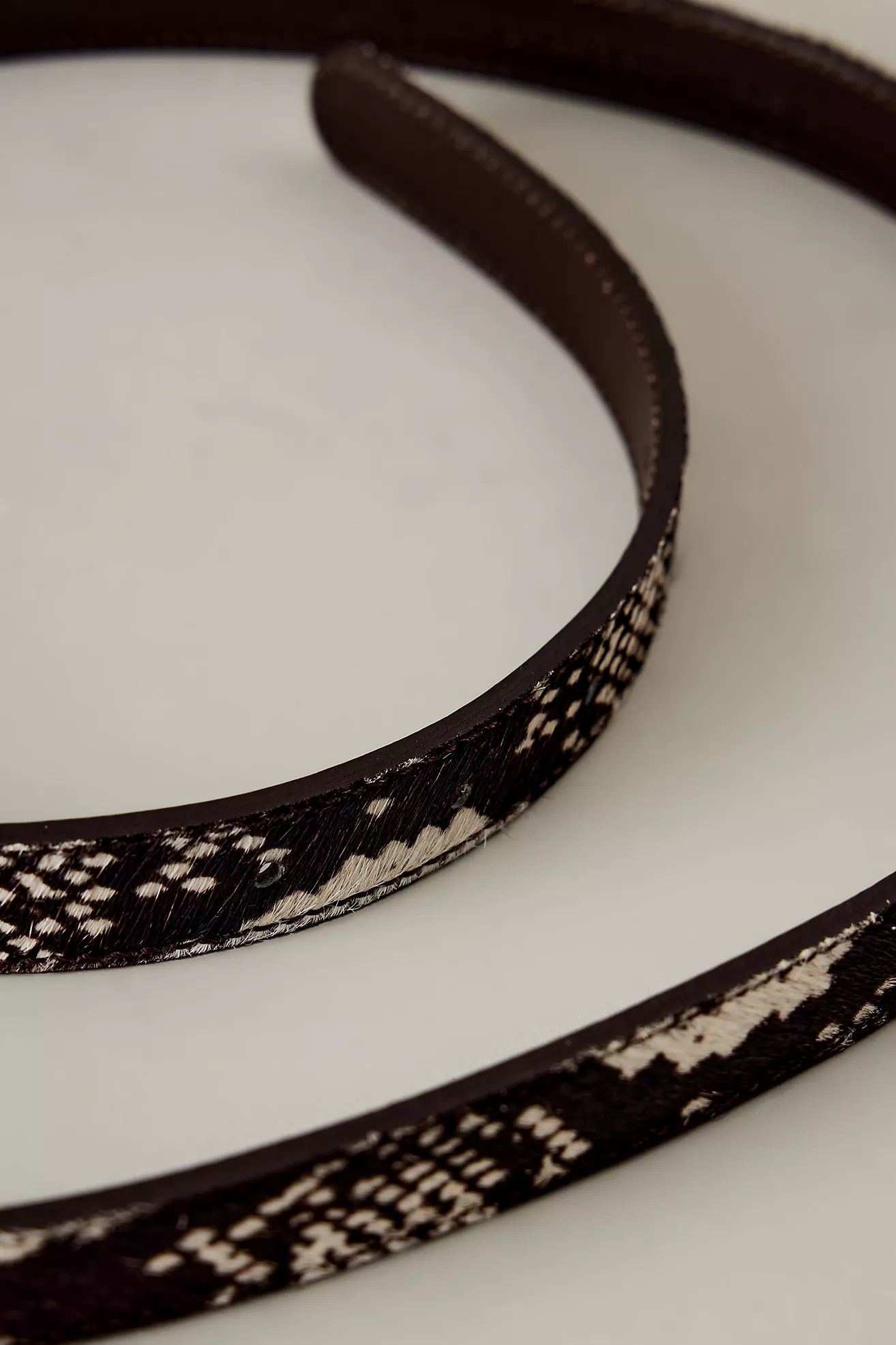 Snakeskin Print Leather Belt | Anthropologie (UK)