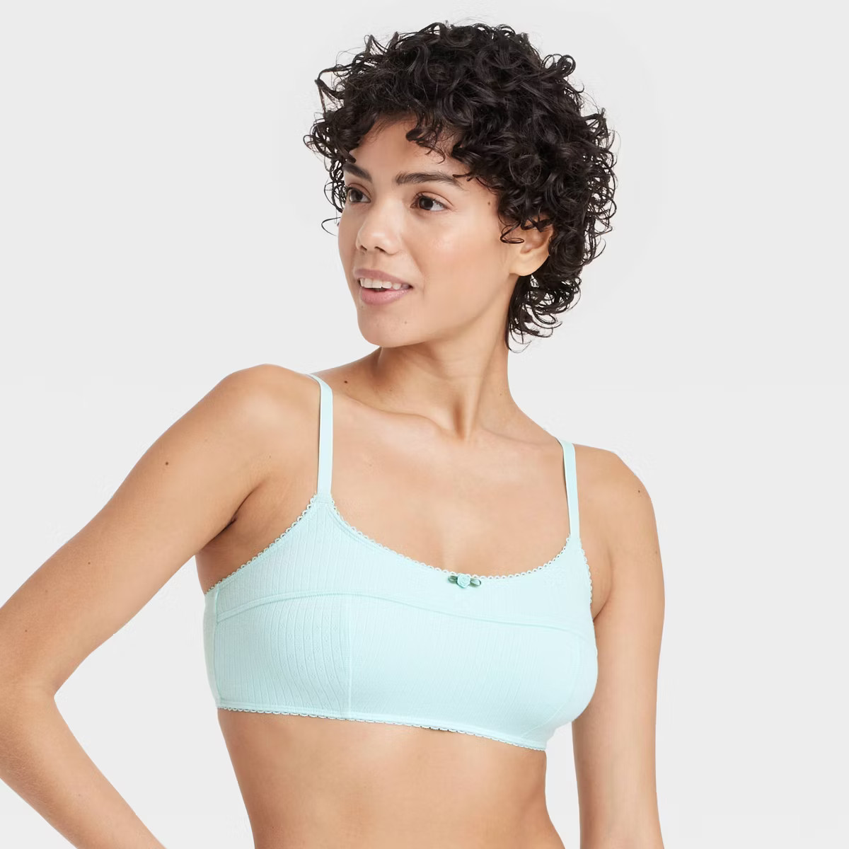 Women's Pointelle Bralette - Colsie™ | Target
