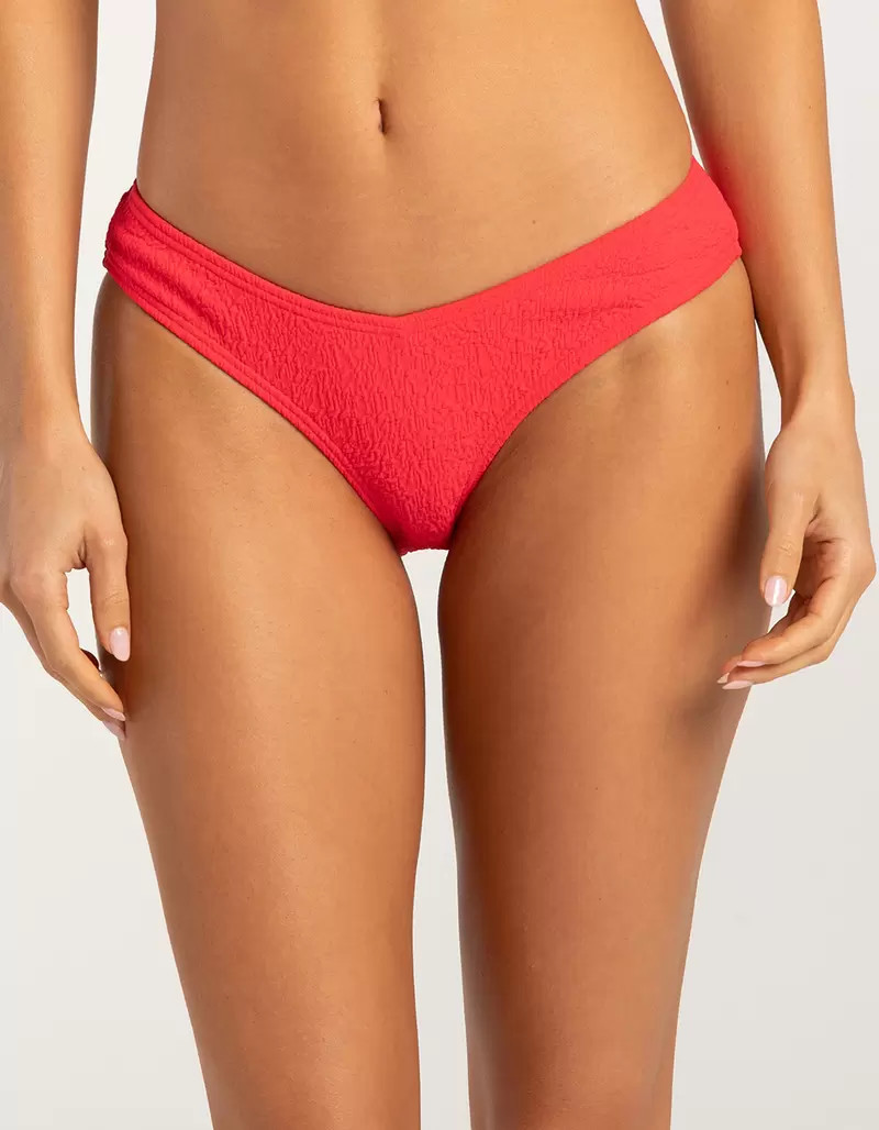 FULL TILT Classic V-Leg Crinkle Bikini Bottoms | Tillys