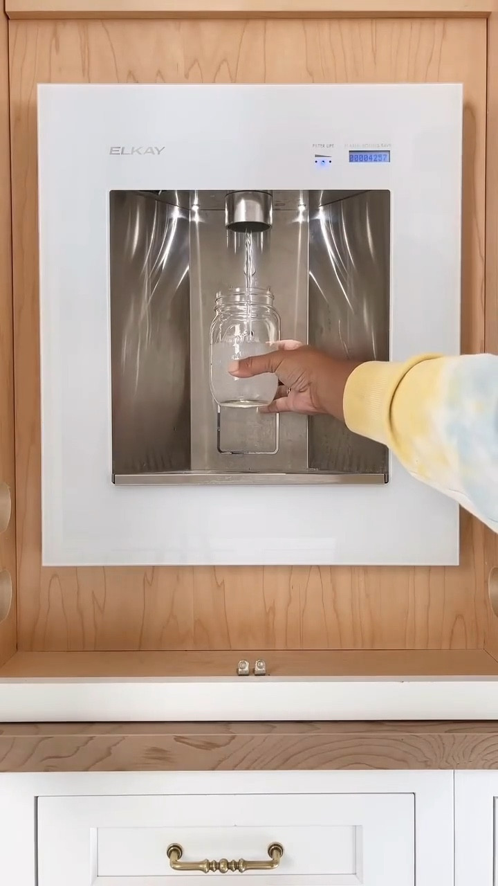 Elkay water dispenser from Amazon and GE nugget ice maker - pantry / kitchen design and inspo 

#LTKstyletip #LTKVideo #LTKhome