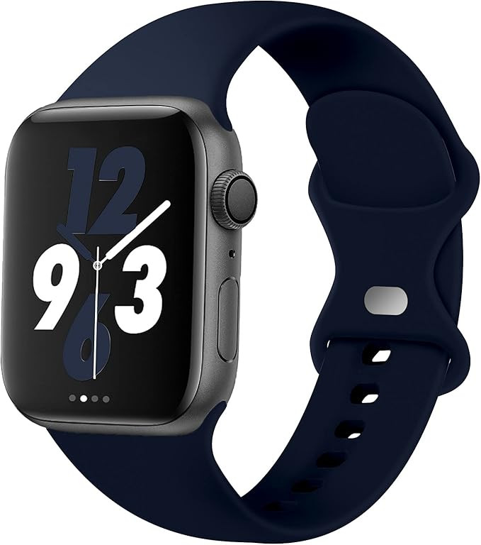 Acrbiutu Bands Compatible with Apple Watch 38mm 40mm 41mm 42mm 44mm 45mm, Replacement Soft Silico... | Amazon (US)