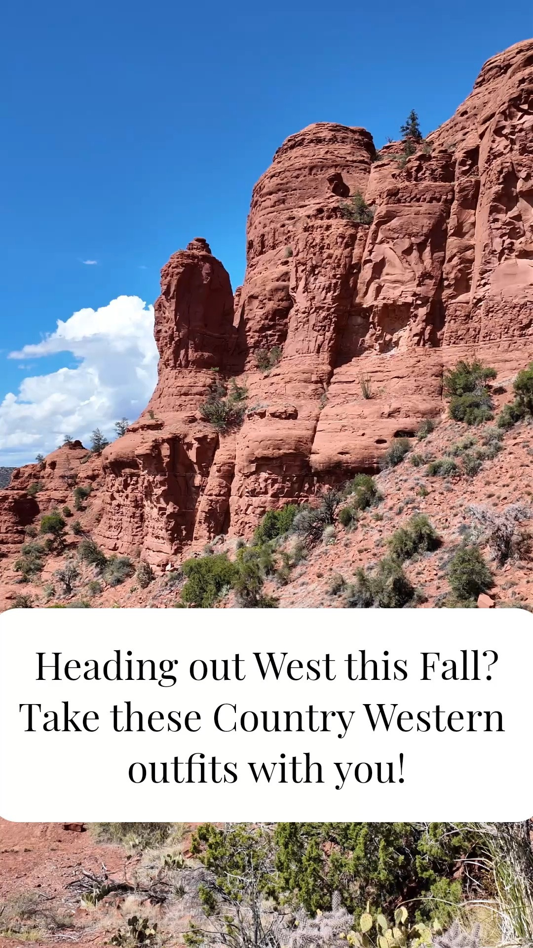 Heading out west this Fall? Take these Country Western outfits with you!

#LTKSeasonal #LTKOver40 #LTKSaleAlert #LTKTravel #LTKgrwm #LTKootd #LTKMidsize #LTKvlog #LTKU #LTKWorkwear #LTKxMadewell