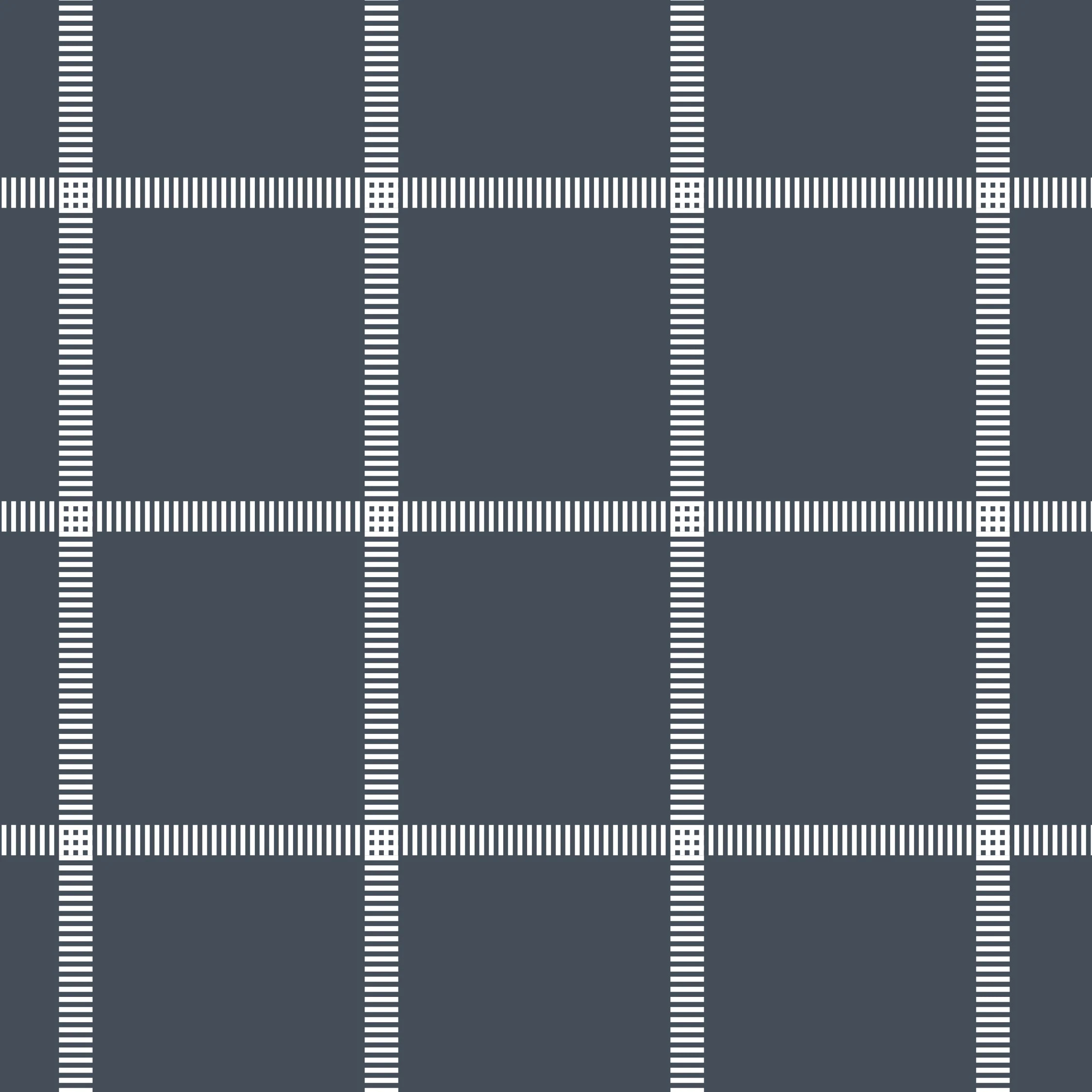 Picnic Rockwell Grid - Navy | Table 06