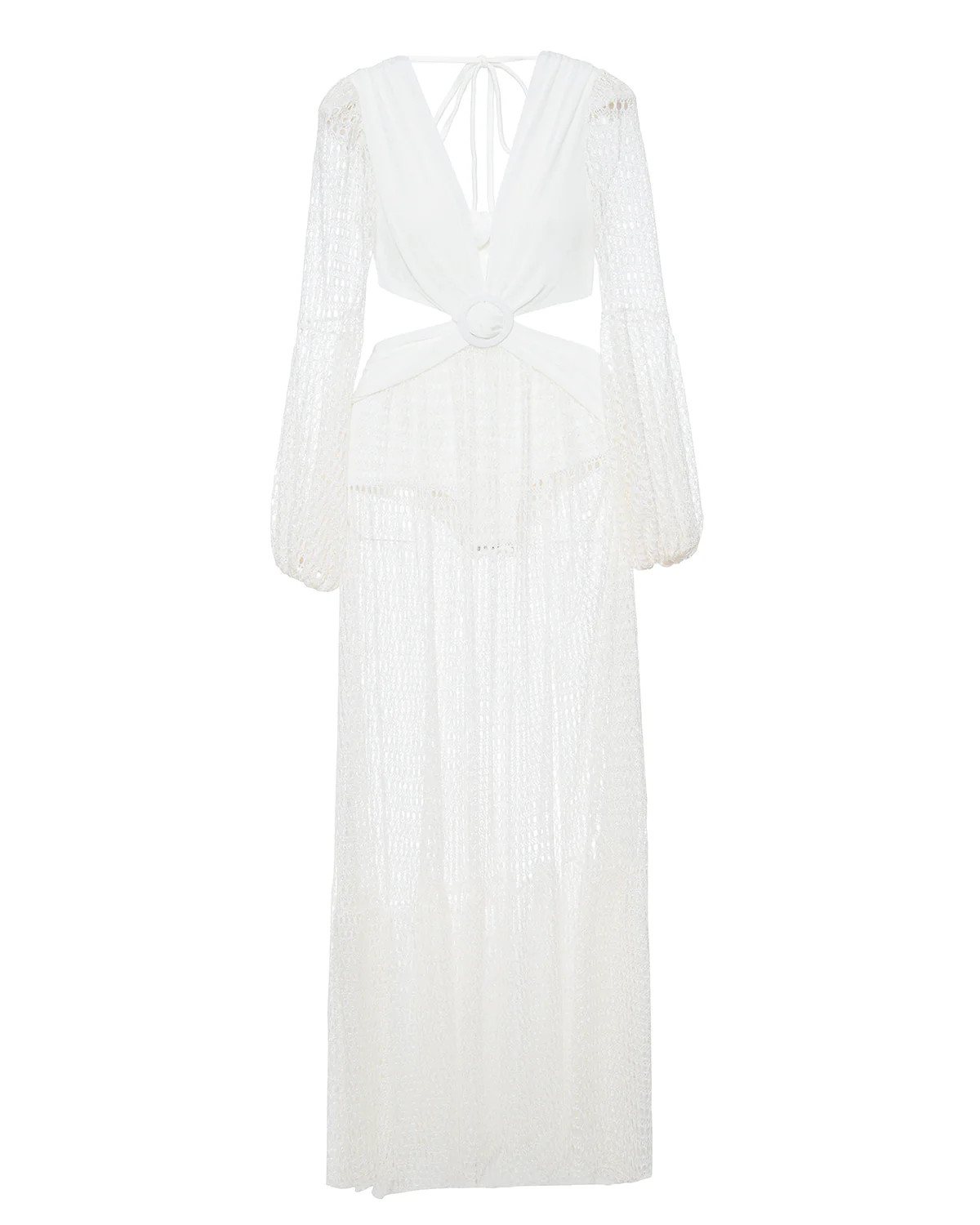 Cut Out Long Sleeve Beach Dress | PatBO