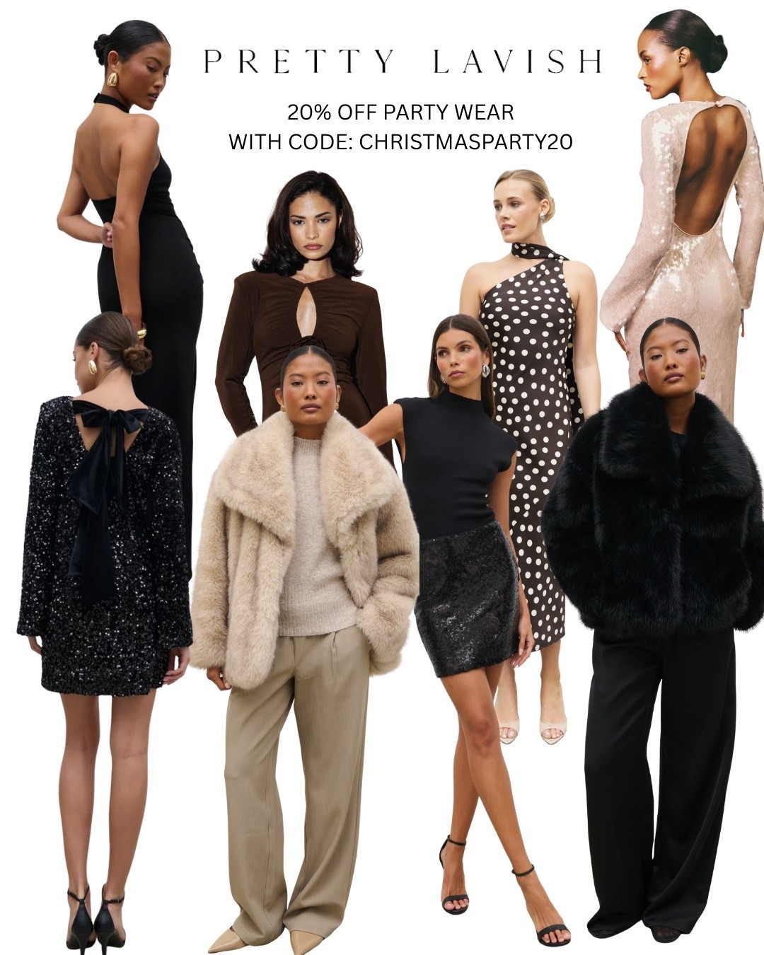 Party wear sale sequin dress sequin skirt chocolate brown dress black maxi dress faux fur coat 

#LTKfestive #LTKwinter #LTKuk