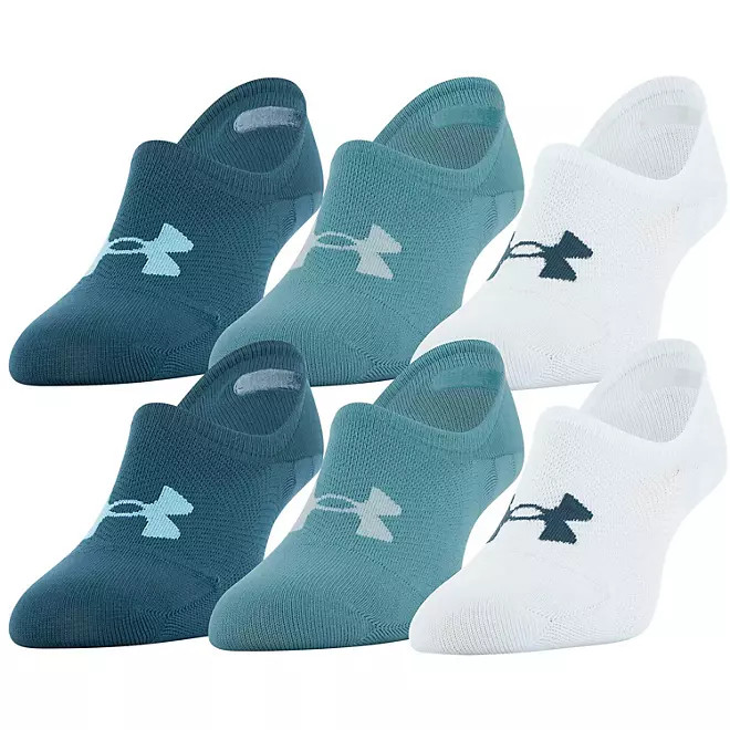 Under Armour Women's 6 Pack Essential Ultra Low Socks | Sam's Club