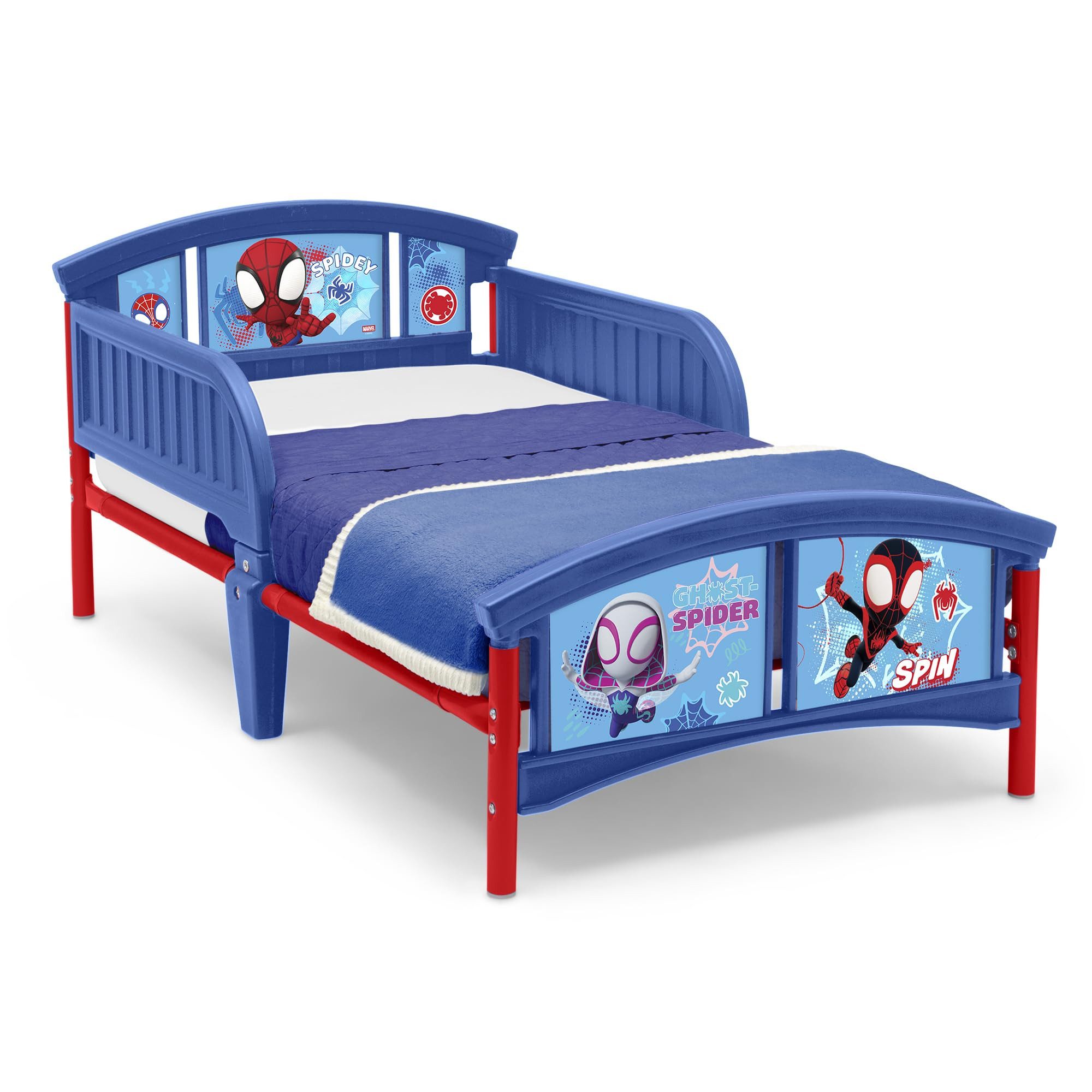 Delta Children Plastic Toddler Bed, Spidey and His Amazing Friends | Amazon (US)