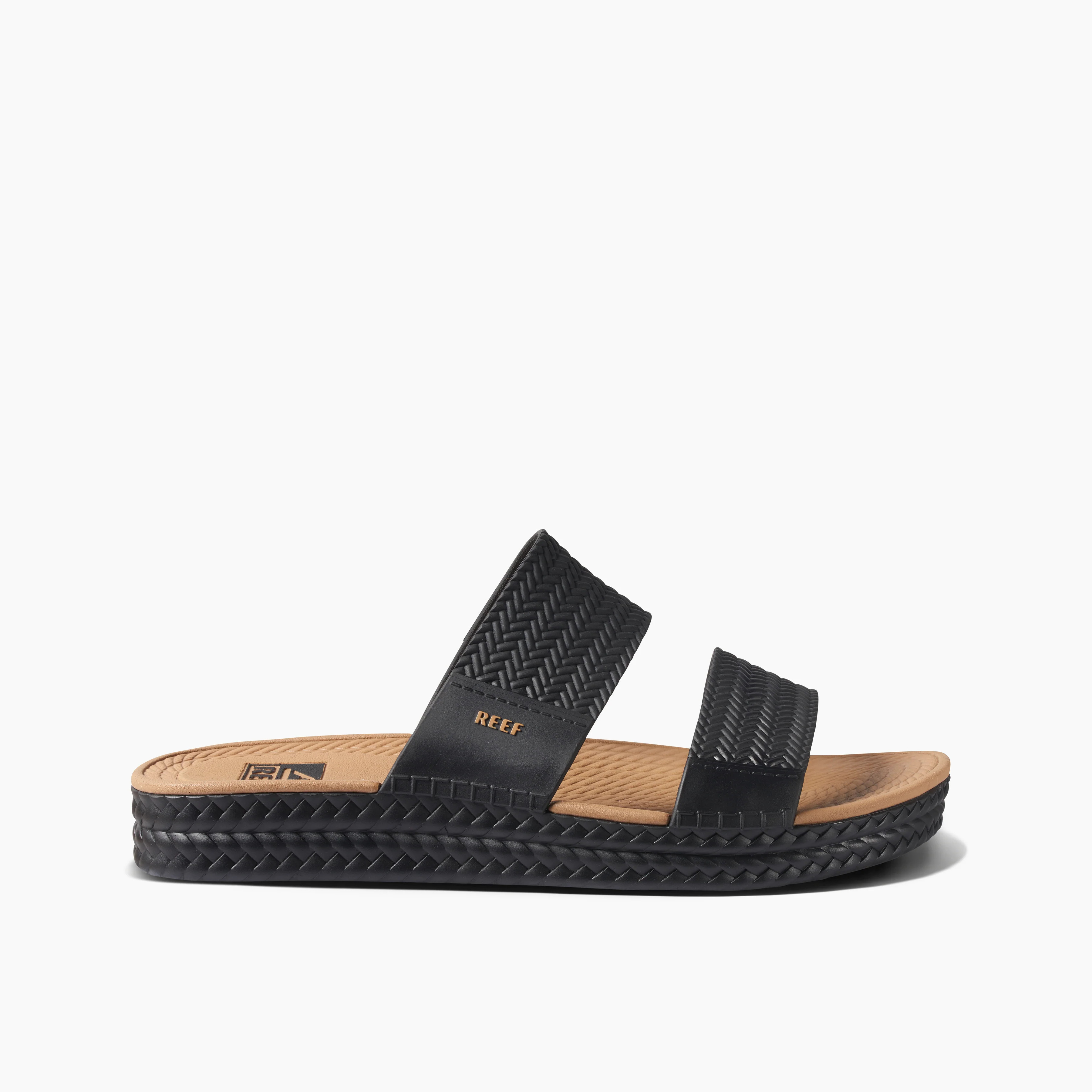 Women's Water Vista Slide Sandals in Black | REEF® | Reef