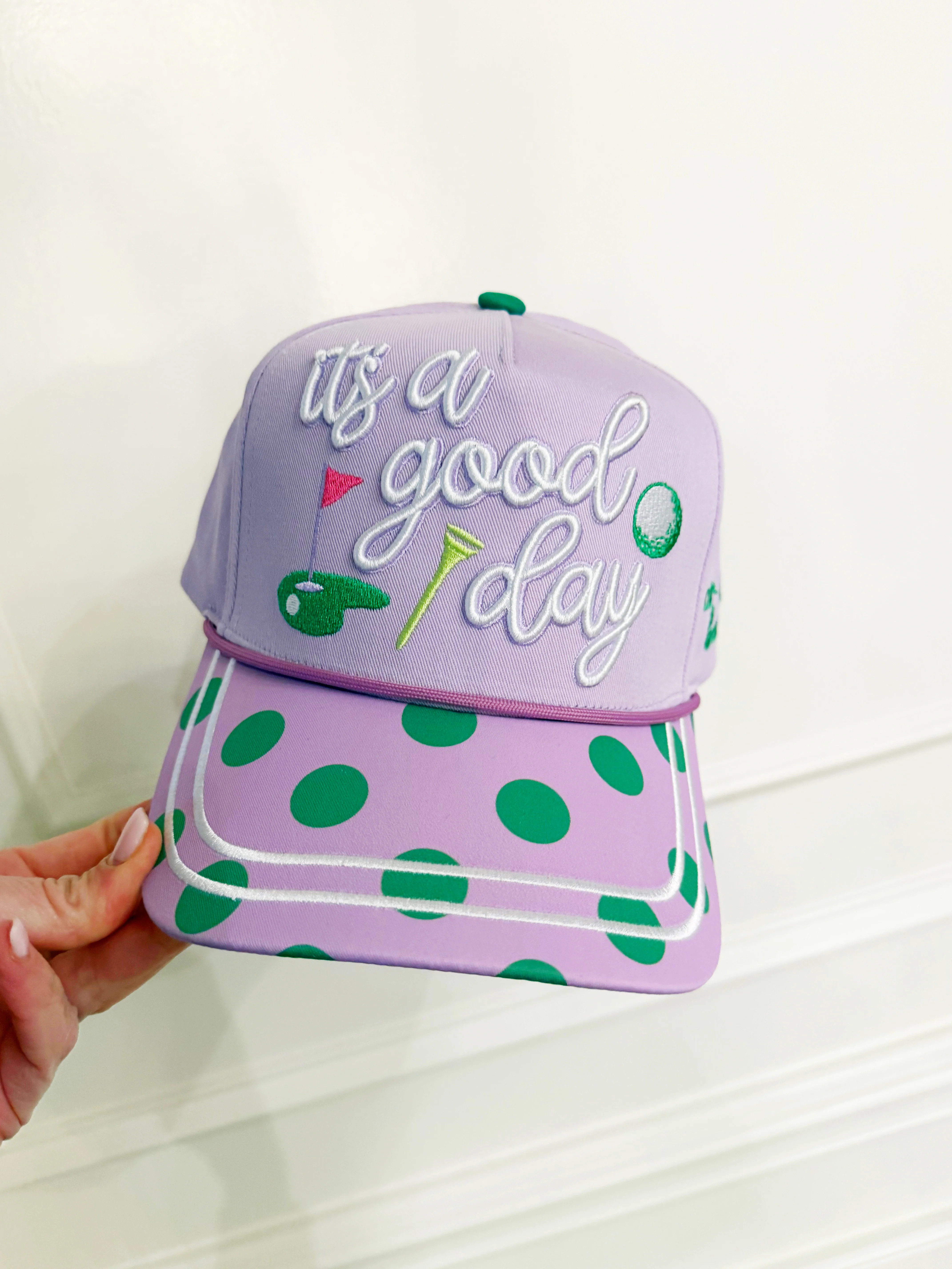 Golf It's a Good Day Hat- Pre Order | Poppy & Pine