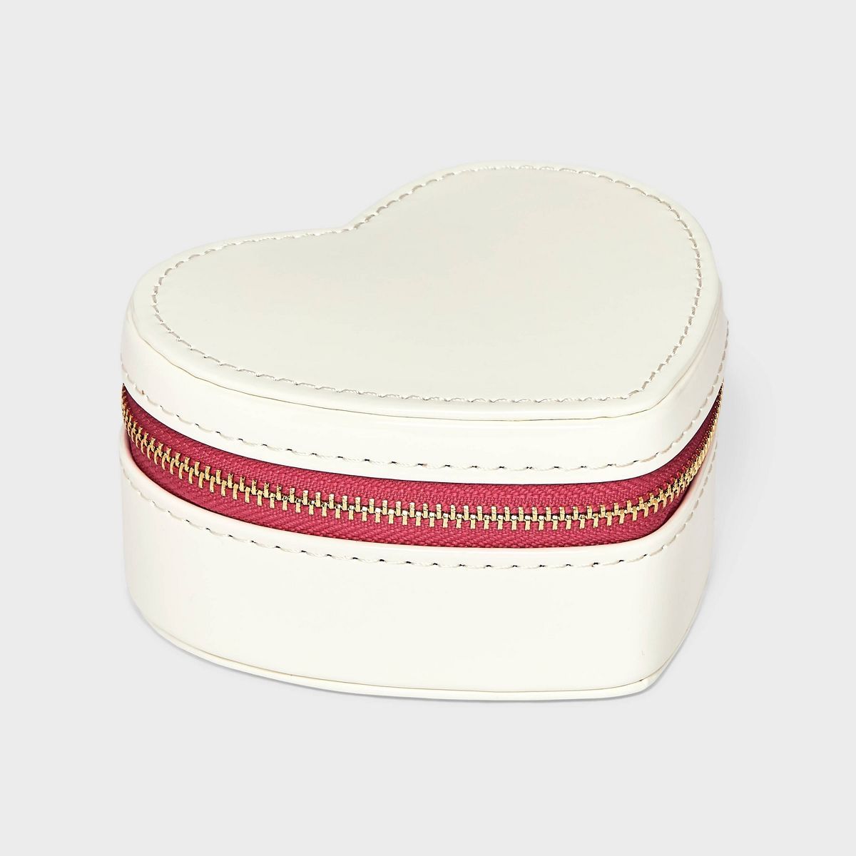 Zippered Heart PU Organizer Jewelry Box - A New Day™ | Target