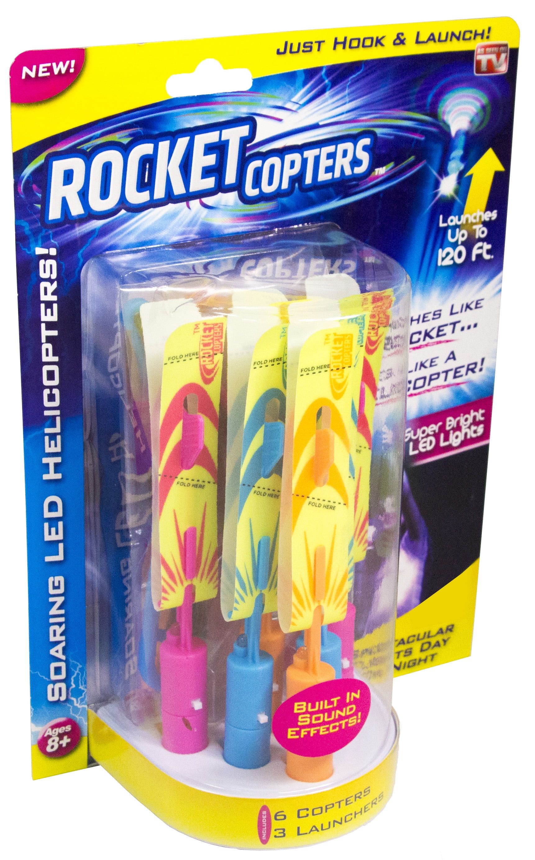 As Seen on TV Rocket Copters, Slingshot LED Heliports | Walmart (US)